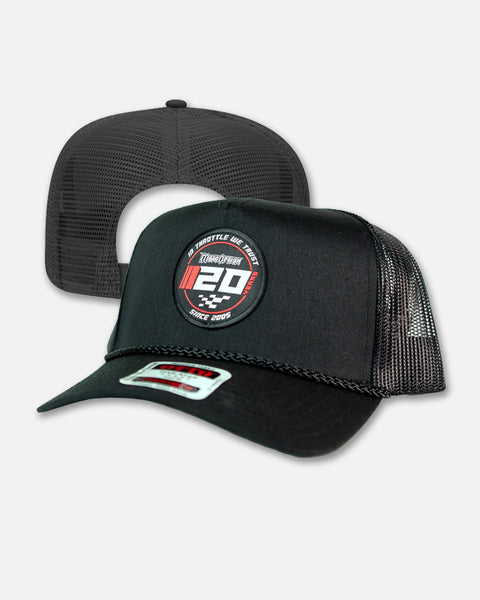 20th Anniversary Premium Rope Hat - Black