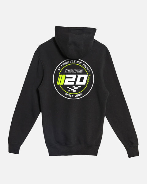 Mens 20th Anniversary Hoodie - Black