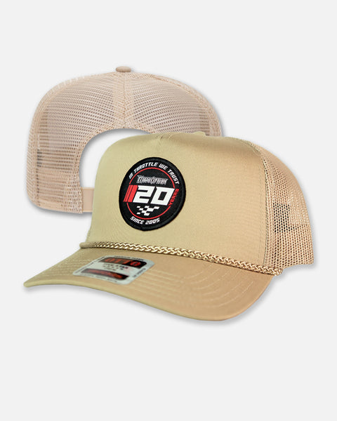 20th Anniversary Premium Rope Hat - Tan