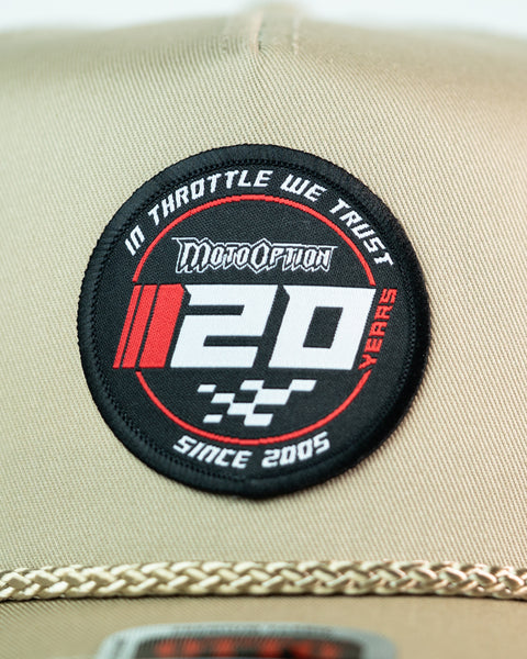 20th Anniversary Premium Rope Hat - Tan