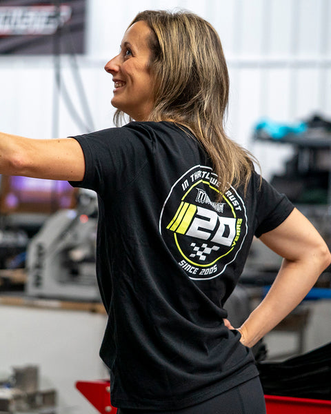 Womens 20th Anniversary Tee - Black