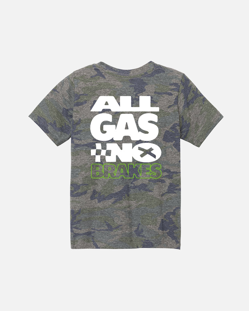Toddler All Gas No Brakes - Vintage Camo