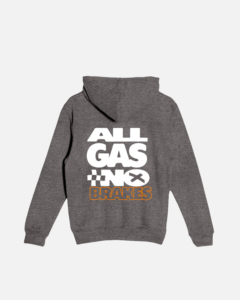 Youth All Gas No Brakes Hoodie - Heather Gray – MotoOption