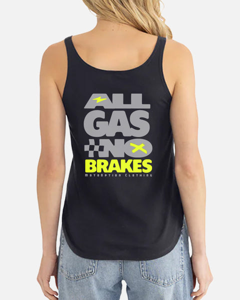 Womens All Gas No Brakes 2.0 Tank - Black