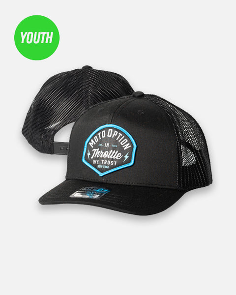 Youth Stunner Trucker Hat - Aqua