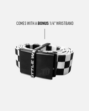 Load image into Gallery viewer, CHECKERS WEBBING BELT - BLACK/WHITE
