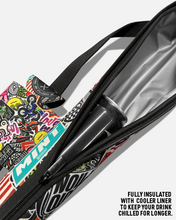 Load image into Gallery viewer, Sticker Bomb Cooler Sling
