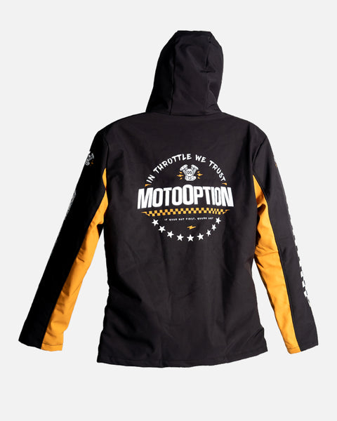 Electric Block Soft Shell Jacket - Black and Yellow