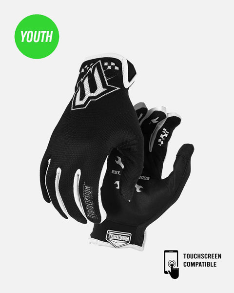 Youth S5 Mechanic Riding Glove - Black