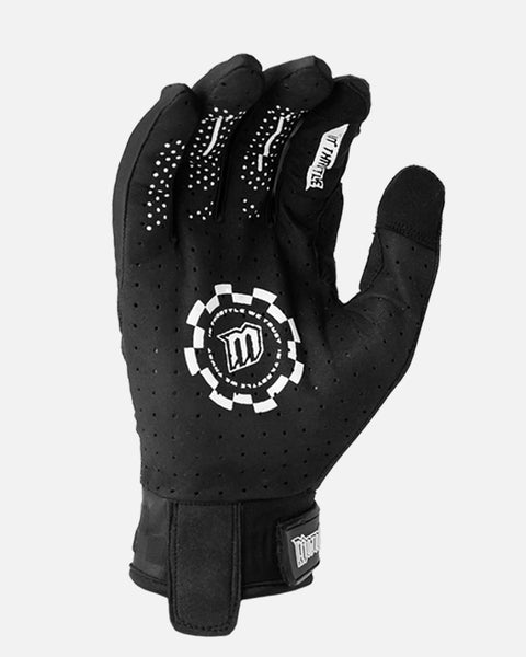 Elite E1 Checkers Riding Glove - Black