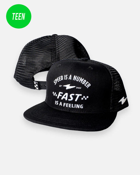 Teen Fast Feeling Hat - Black