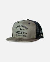 Load image into Gallery viewer, Fast Feeling Premium Flat Brim Trucker - Charcoal
