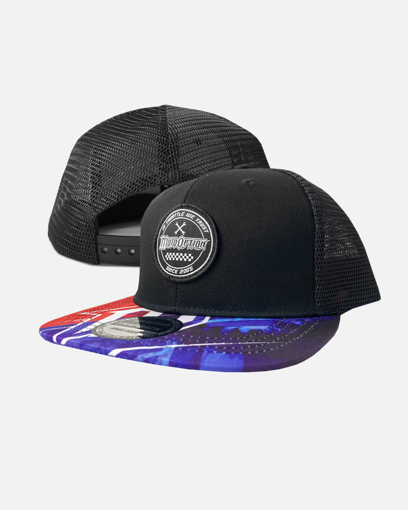 FIREWORKS FLAT BRIM SNAPBACK HAT