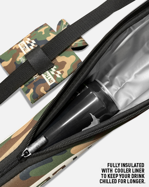 In Throttle We Trust Cooler Sling - Camo