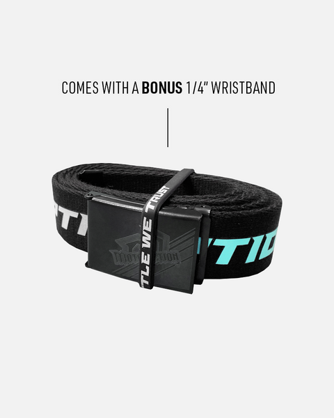 INDUSTRY 2.0 WEBBING BELT - TEAL