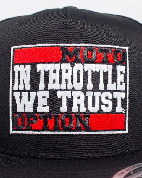In Throttle We Trust Trucker Hat 2.0