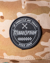 Load image into Gallery viewer, Mechanic Flat Brim Trucker Hat - Desert Camo
