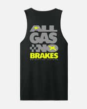 Load image into Gallery viewer, Mens All Gas No Brakes Tank - Black
