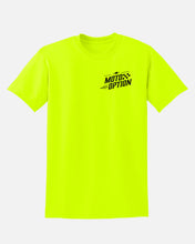 Load image into Gallery viewer, Mens Blue Collar Moto Crew Tee - Safety Green

