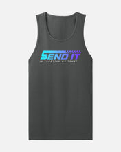 Load image into Gallery viewer, Mens Send it Tank - Charcoal
