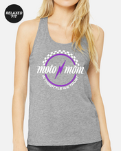 Load image into Gallery viewer, WOMEN&#39;S MOTO MOM TANK - HEATHER GRAY
