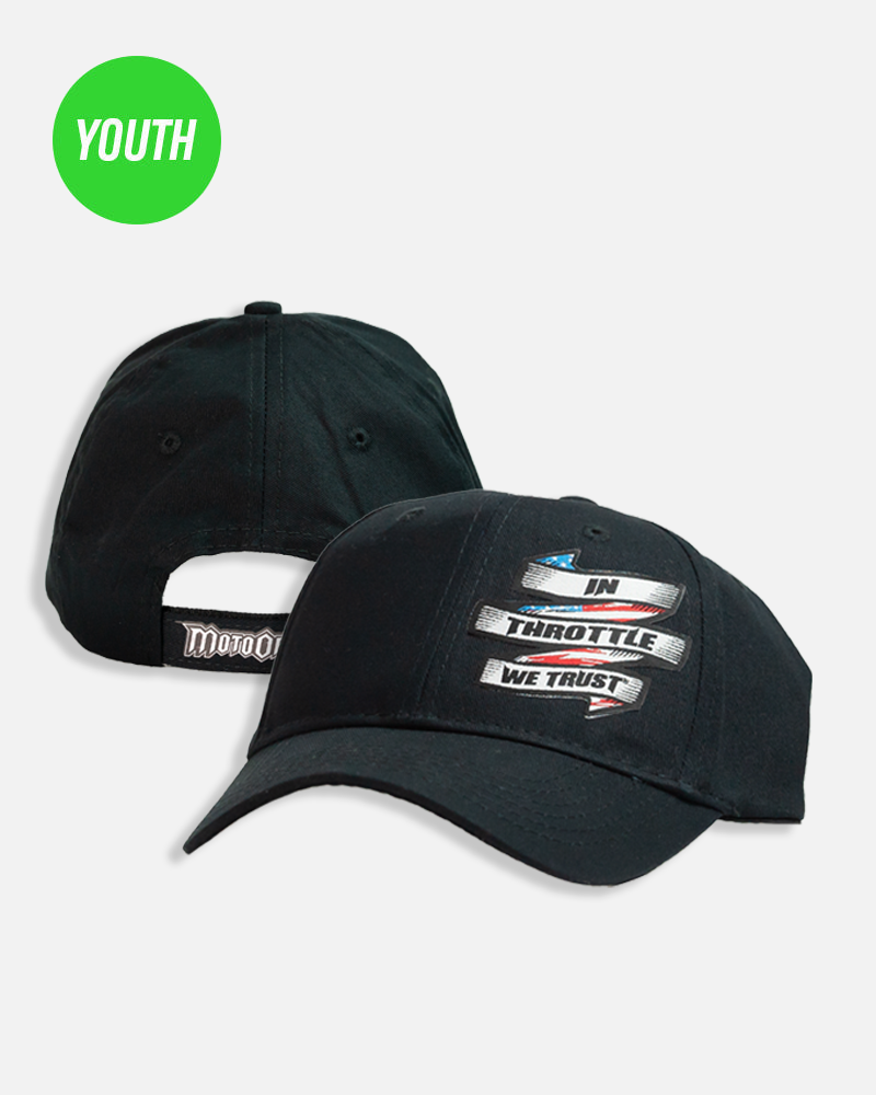 YOUTH ITWT BANNER HAT - BLACK