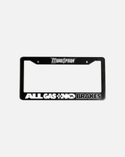 Load image into Gallery viewer, ALL GAS NO BRAKES - LICENSE PLATE FRAME
