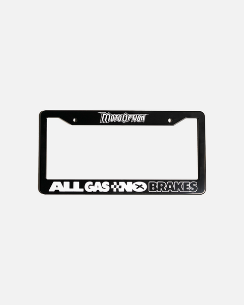 ALL GAS NO BRAKES - LICENSE PLATE FRAME