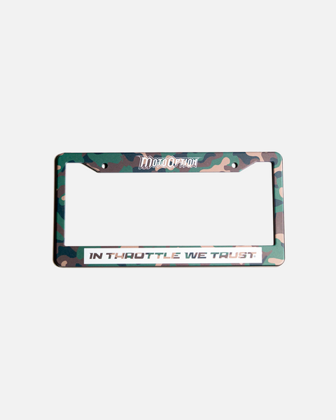 ITWT CAMO - LICENSE PLATE FRAME