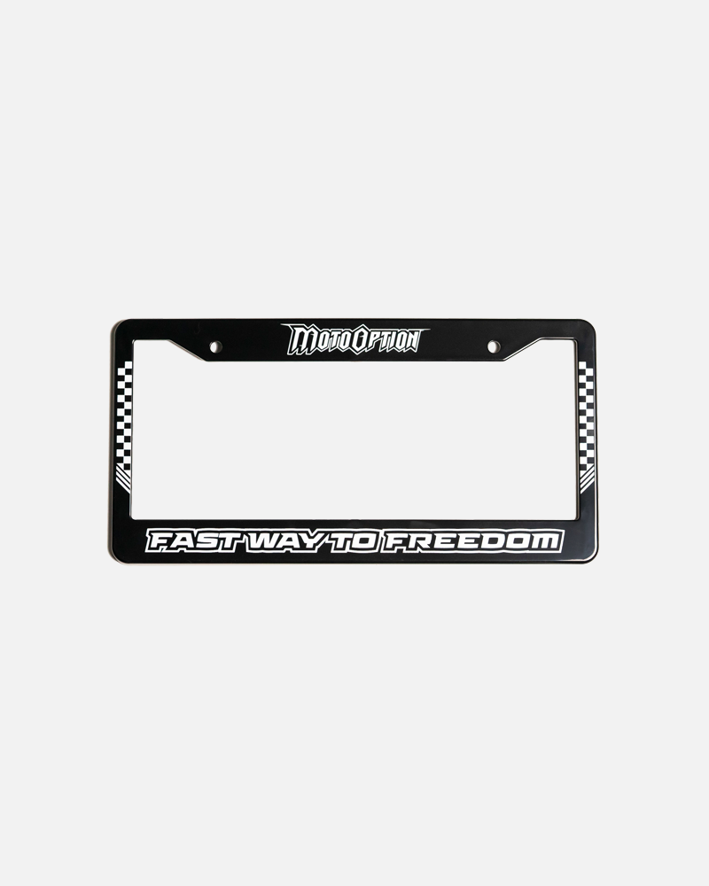 FWTF CHECKERS - LICENSE PLATE FRAME