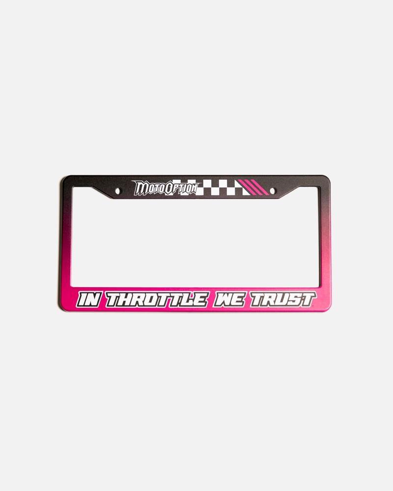 PINK ITWT - LICENSE PLATE FRAME