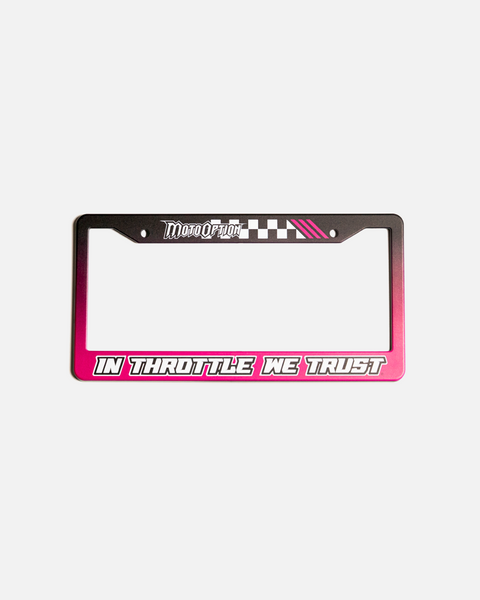 PINK ITWT - LICENSE PLATE FRAME