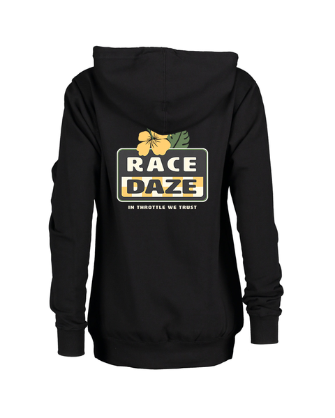Womens Race Daze Hoodie - Black
