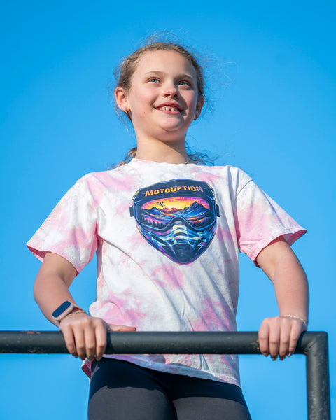 Youth Mystic Tee - Pink Tie-Dye