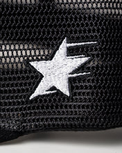 Load image into Gallery viewer, Patriot Premium Flat Brim Trucker Hat - Black

