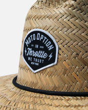 Load image into Gallery viewer, Youth Straw Hat - Sticker Bomb

