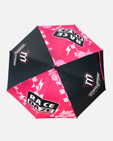 Race Daze Umbrella - Pink and Black