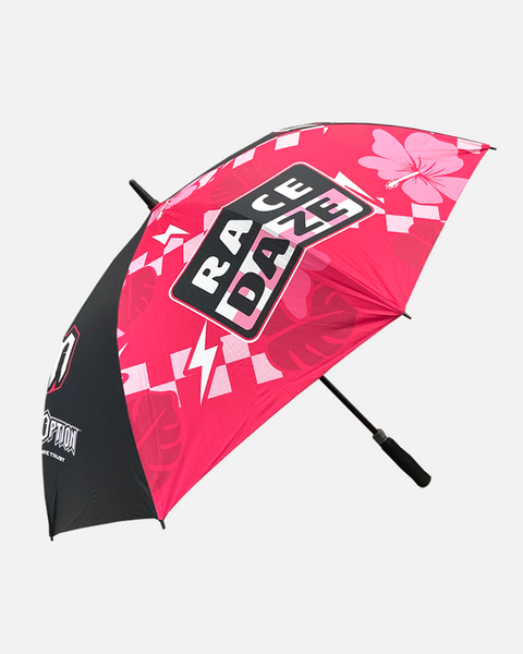 Race Daze Umbrella - Pink and Black