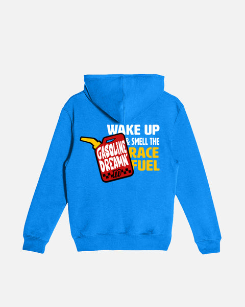 Youth Smell the Race Fuel Hoodie - Royal Blue