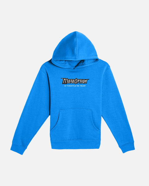 Youth Smell the Race Fuel Hoodie - Royal Blue