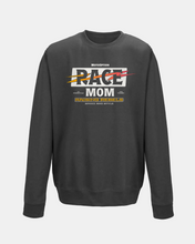 Load image into Gallery viewer, WOMENS RACE MOM CREWNECK - CHARCOAL
