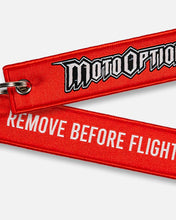 Load image into Gallery viewer, Remove Before Flight Woven Keychain
