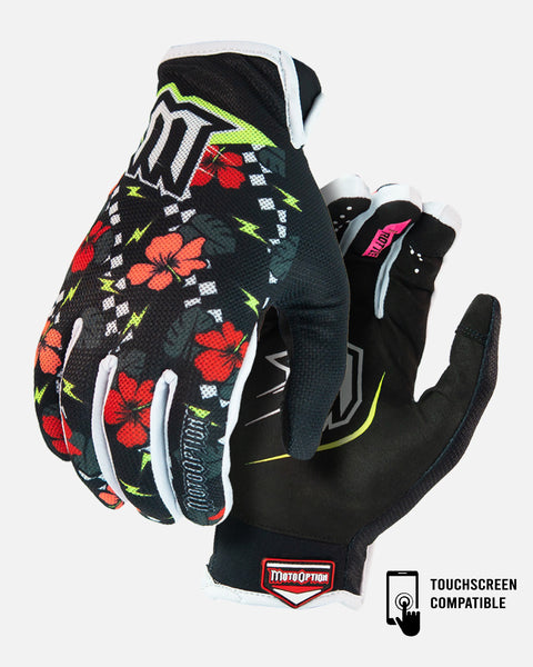S5 Electric Aloha Riding Glove - Floral