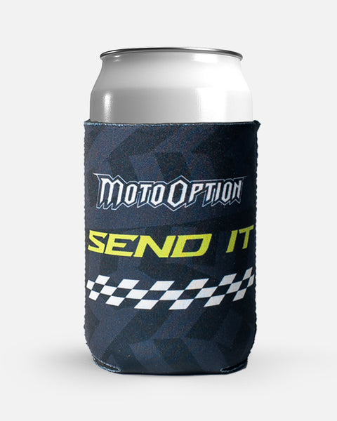 Send It Koozie - Black and Yellow
