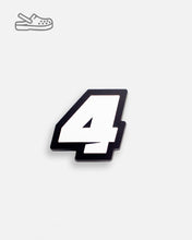 Load image into Gallery viewer, Shoe Charm - Number 4
