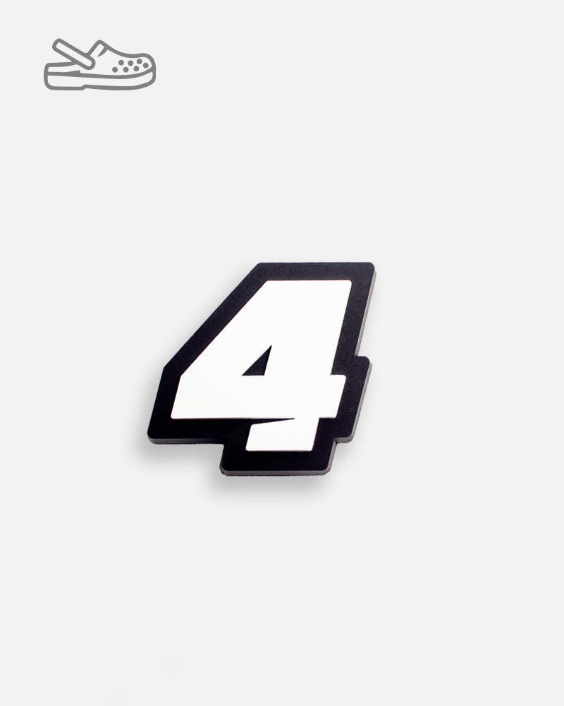 Shoe Charm - Number 4