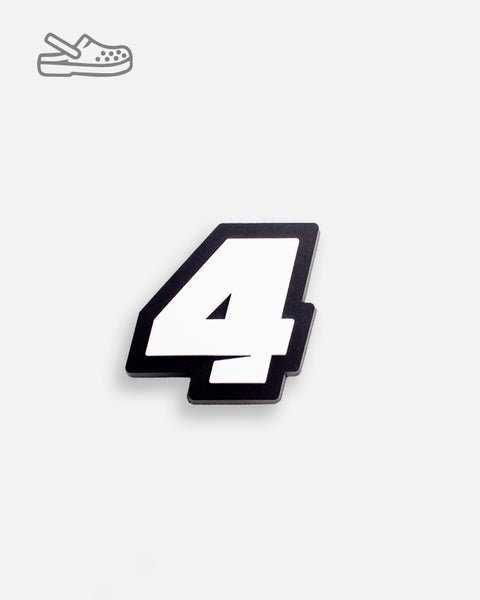 Shoe Charm - Number 4