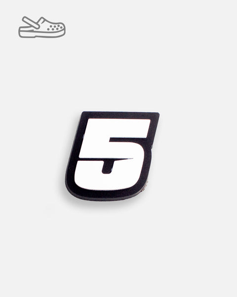 Shoe Charm - Number 5