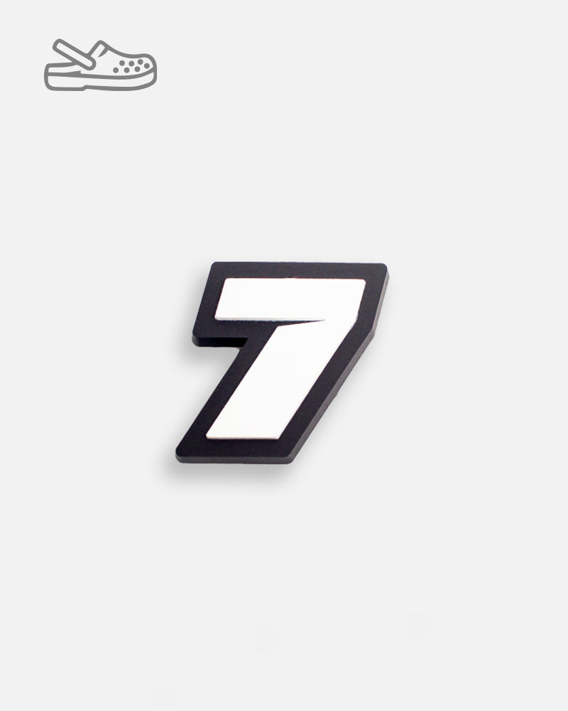 Shoe Charm - Number 7