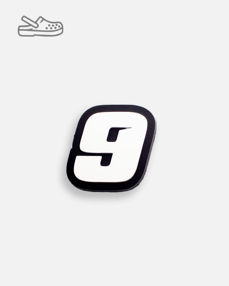 Shoe Charm - Number 9